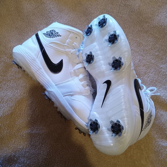 2pair Air Jordan 1 golf shoe size 8 - Picture 2 of 2